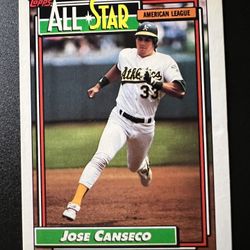 José Canseco all-star card 