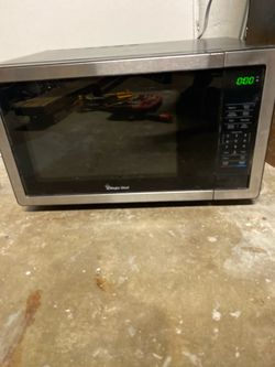 Magic Chef Stainless Steel Countertop Microwave