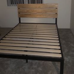 Bed Frame With Mattress 