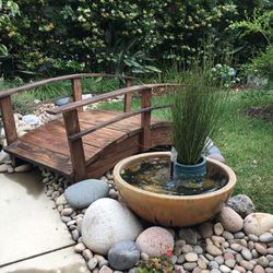 Custom Designed Garden Wooden Bridges. 
