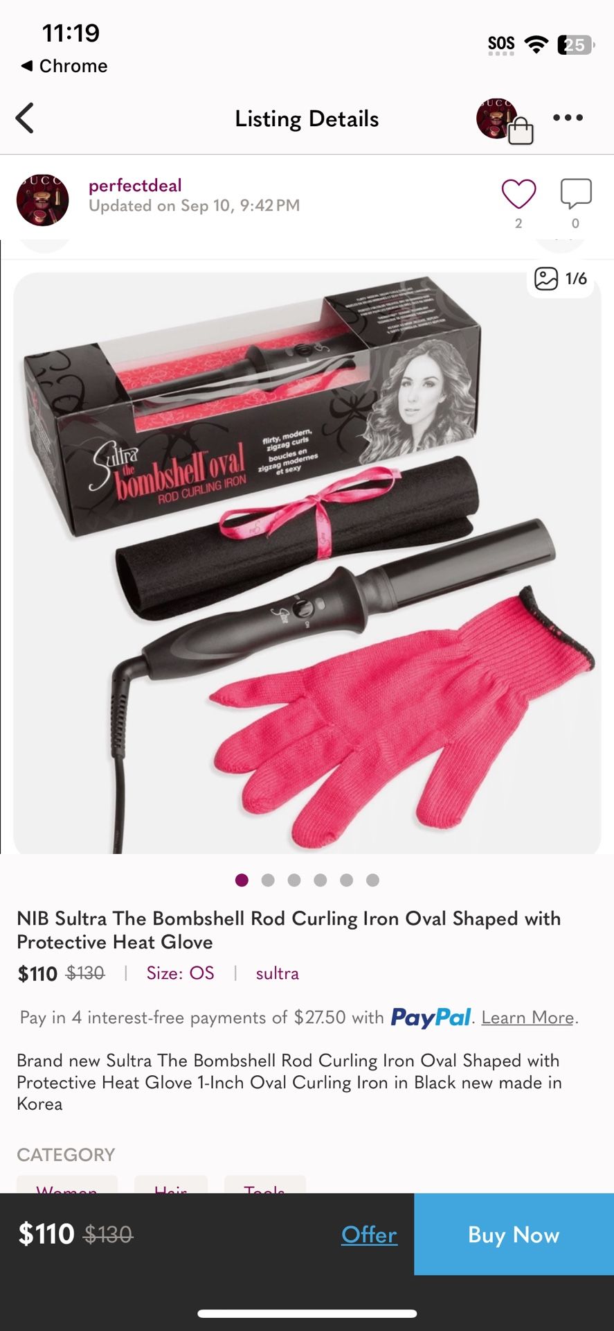 Sultra Curling Rod