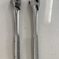 Two Craftsman 1/2” Ratcheting Wrenches - Made In USA