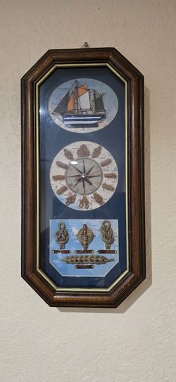 Decorative Wall Clock With Nautical