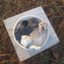 Crystal Filled Trinket Dish