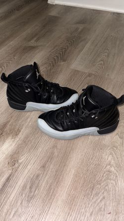 Air Jordan 12 Black Gray High-Top Sneakers
