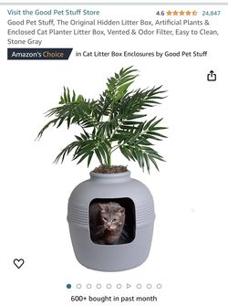 Hidden Litter Box Plant Design