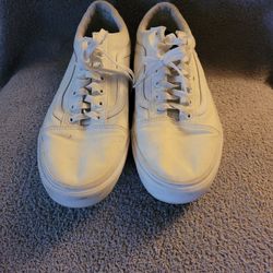 All White Size 11.5 Vans