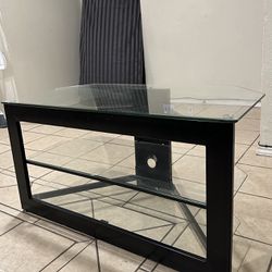 Tv stand tempered glass. 