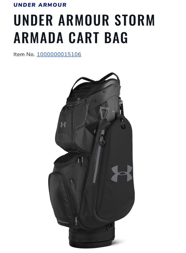 NEW - Under Armour Storm Armada Golf Cart Bag for Sale in ...