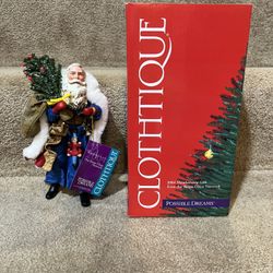 Clothtique Possible Dreams Enchanted Journey Santa Claus Christmas 2003 W/Tags