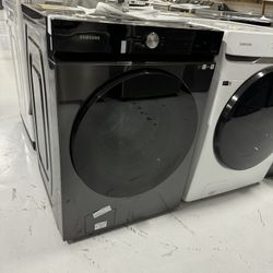 New Bespoke Washer Black Stackable With Warranty 