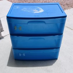 🗄️✨ Sterilite 3-Drawer Storage Organizer – $5 ✨🗄️  📍 Pickup: S. Durango & 215 near IKEA  Great for organizing clothes, toys, crafts, office supplie