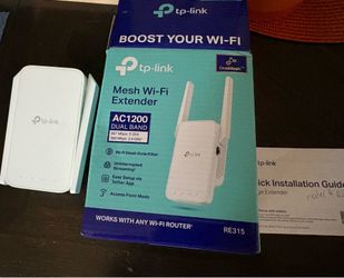 TP Link Wi Fi extender dual band
