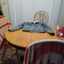 Vintage Levis San Francisco Sherpa Line Jean Denim Jacket Size 40R  USA Made 