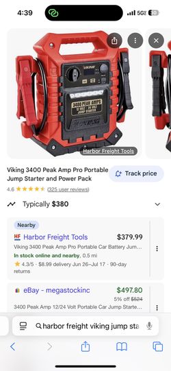 Jump Starter $200