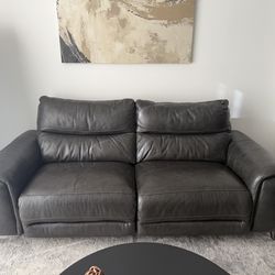 Leather couch