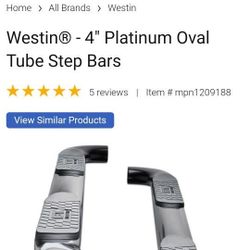 4in Oval Westin Step Bars 