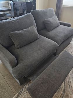 Living Spaces Jolene Power Sofa Loveseat