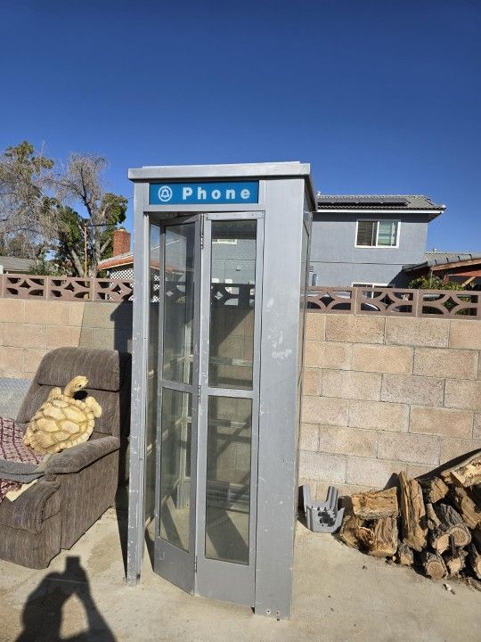 Vintage Public Phone Booth