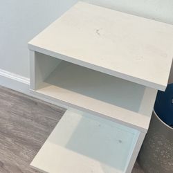 Modern White Side Table 