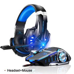 Gaming Headset Deep Bass w/ Mouse 