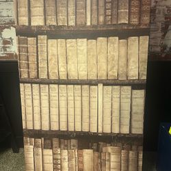 Book Shelf wall art 