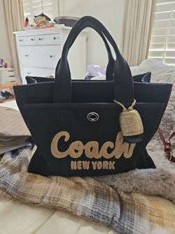Coach New York Canvas Tote Bag