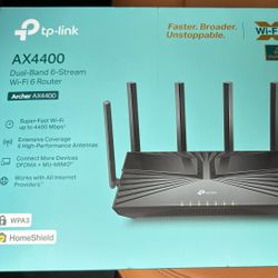 Tp-link Wifi 6 Router AX4400 New