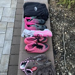 Girls Cleats Set+ Misc Items 