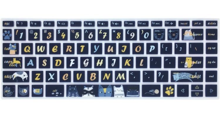 Cat keyboard Cover/Skin For 14” HP Laptop