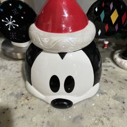 Mickey Mouse Holiday Cookie Jar