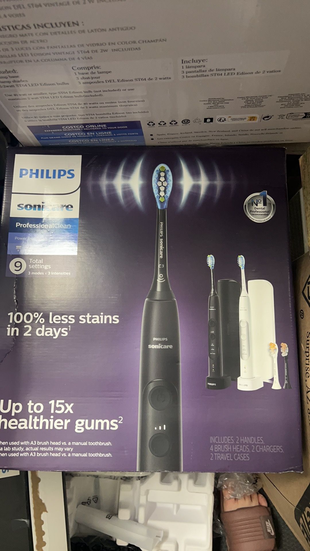 Philip sonic care tooth brush set