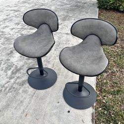 Modern Adjustable Bar Stools – Set of 2