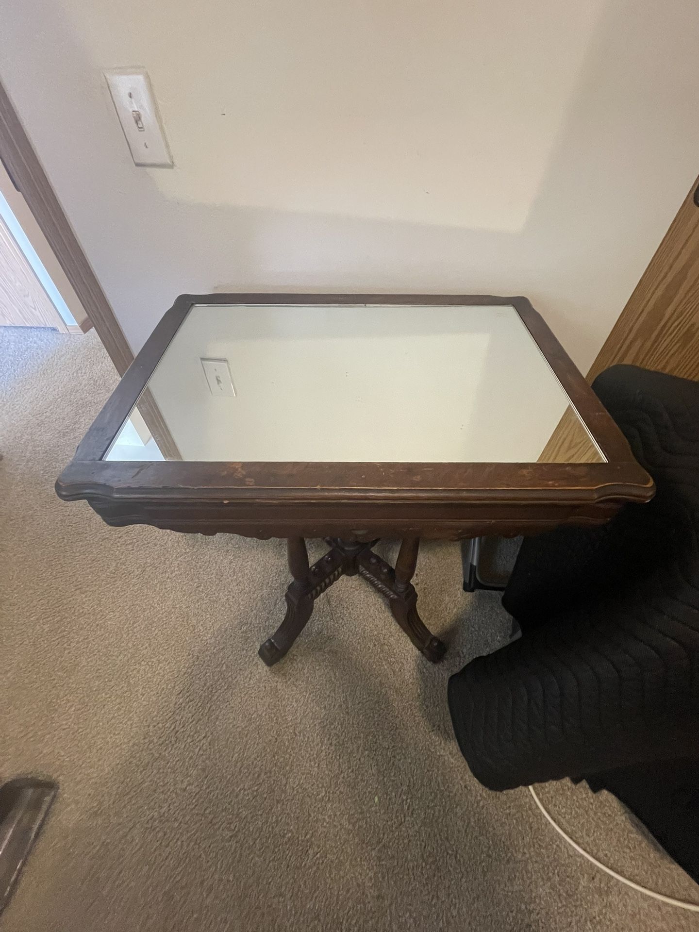 Antique Mirror Too Table 