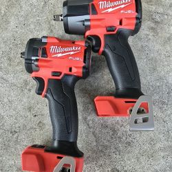 Milwaukee Impact Mid Torque 3/8 y 3/8 little M18 FUEL GEN-2 18V Lithium-Ion Torque Brushless Impact