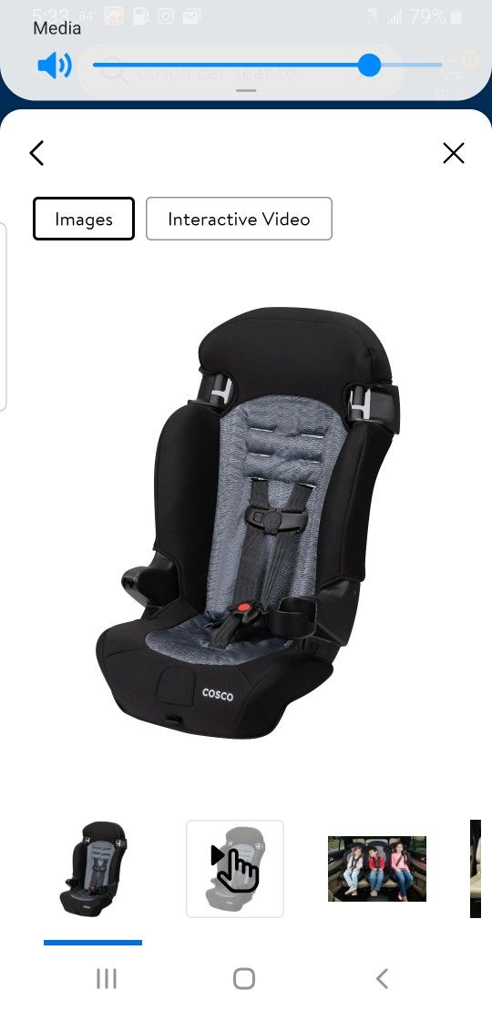 Booster Car Seat From Cosco Kids Finale 2 In 1