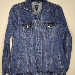 Gap Maternity Women's Blue Denim Jacket Size Xs 