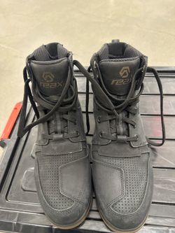 REAX Fulton air riding shoes size 10 black/gum