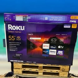 55" ROKU 4k Uhd Smart Tv TCL