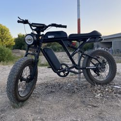 ⚡️ 750 Watt is eBike Electric Bike ⚡️ SUPER 73 1:1 Remake 28MPH Dual Battery’s 18AH Fat Tire