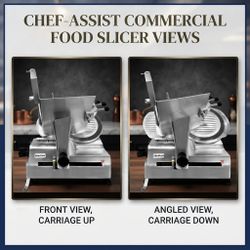 Automatic Meat Slicer With 9.8 Stainless steel Blade