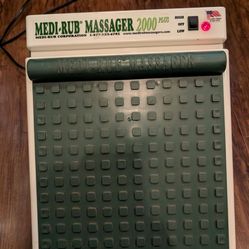 Medi-Rub Massager 2000 Plus MR-3F 2 Speed Vibrating Foot Massager