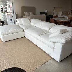 White L Shape Sectional 