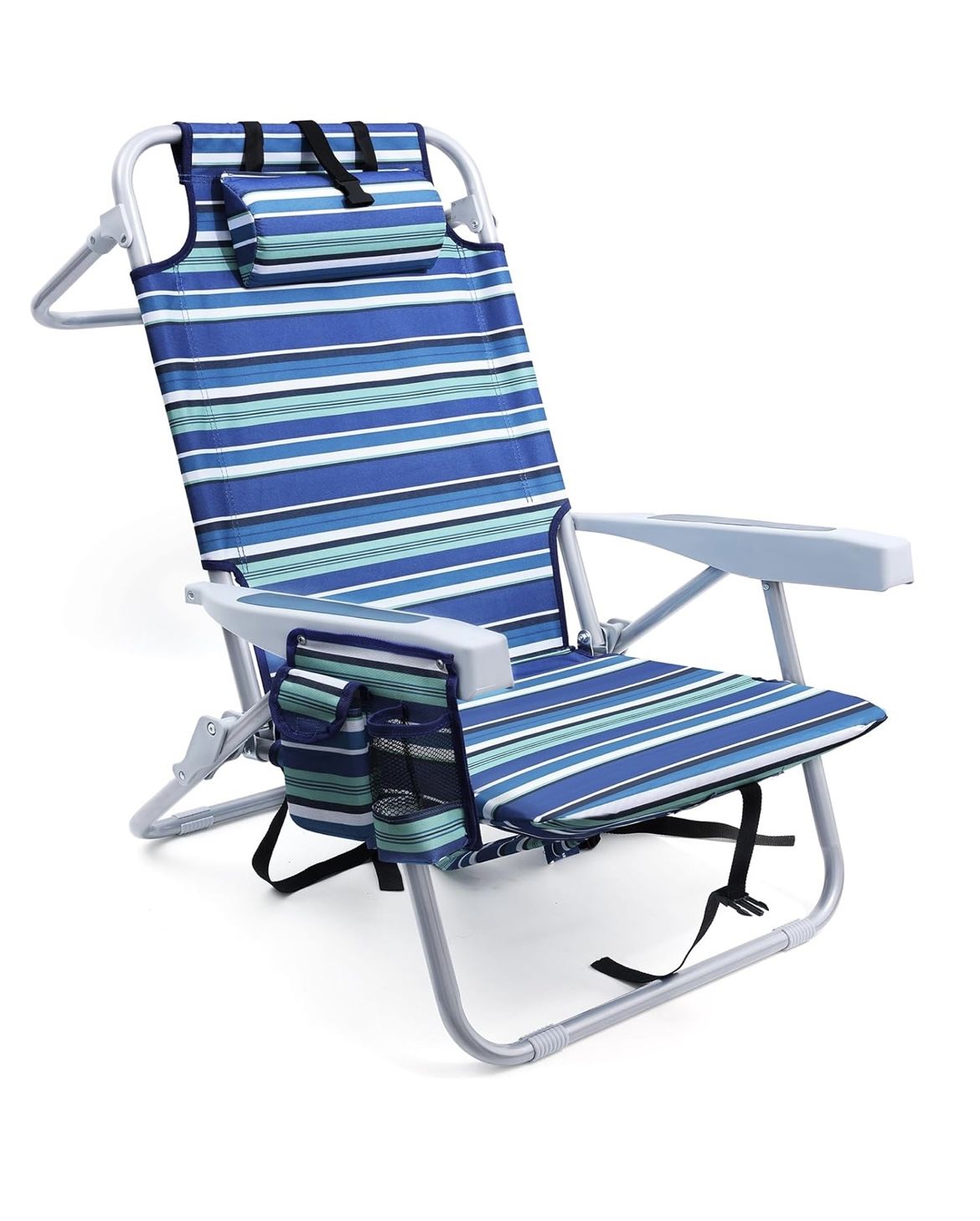 backpack beach chairs for adults 300 lbs low 5 position beach chair