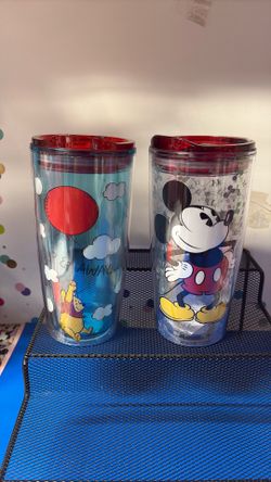 Disney Travel Tumbler With Slide Close Lid NEW