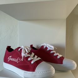 Women’s Guess Pink Knit Sneakers
