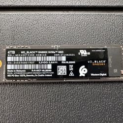 Western Digital WD BLACK SN850X 4TB M.2 NVMe Internal SSD