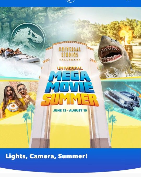 Universal Studios Tickets 4 pk $450