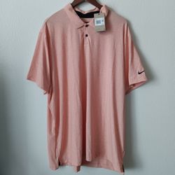 Size XXL Nike Golf Dri-Fit Men's Tour Heather Polo Shirt