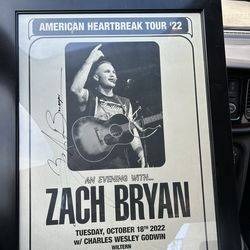 Zach Bryan Autograph
